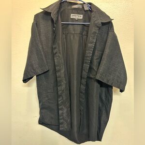 David Kahn Black Lightweight Shirt Jacket